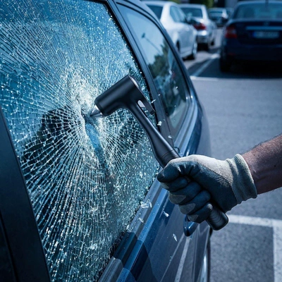 Window-Breaking Car Safety Hammer with Tungsten: Qəza çəkici