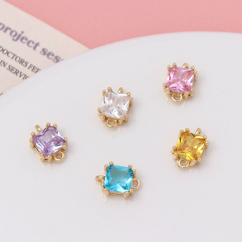 Милый свежий подвес с zircon, аксессуары, браслет, цепь, ожерелье, аксессуары, микроинкрустация, DIY