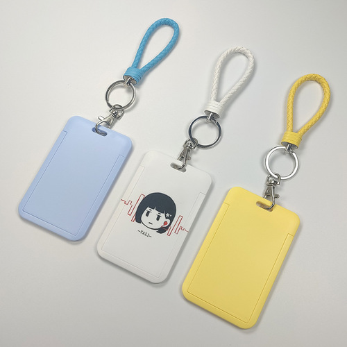 Creative new leather rope keychain woven car pendant colorful leather pendant event small gift cartoon