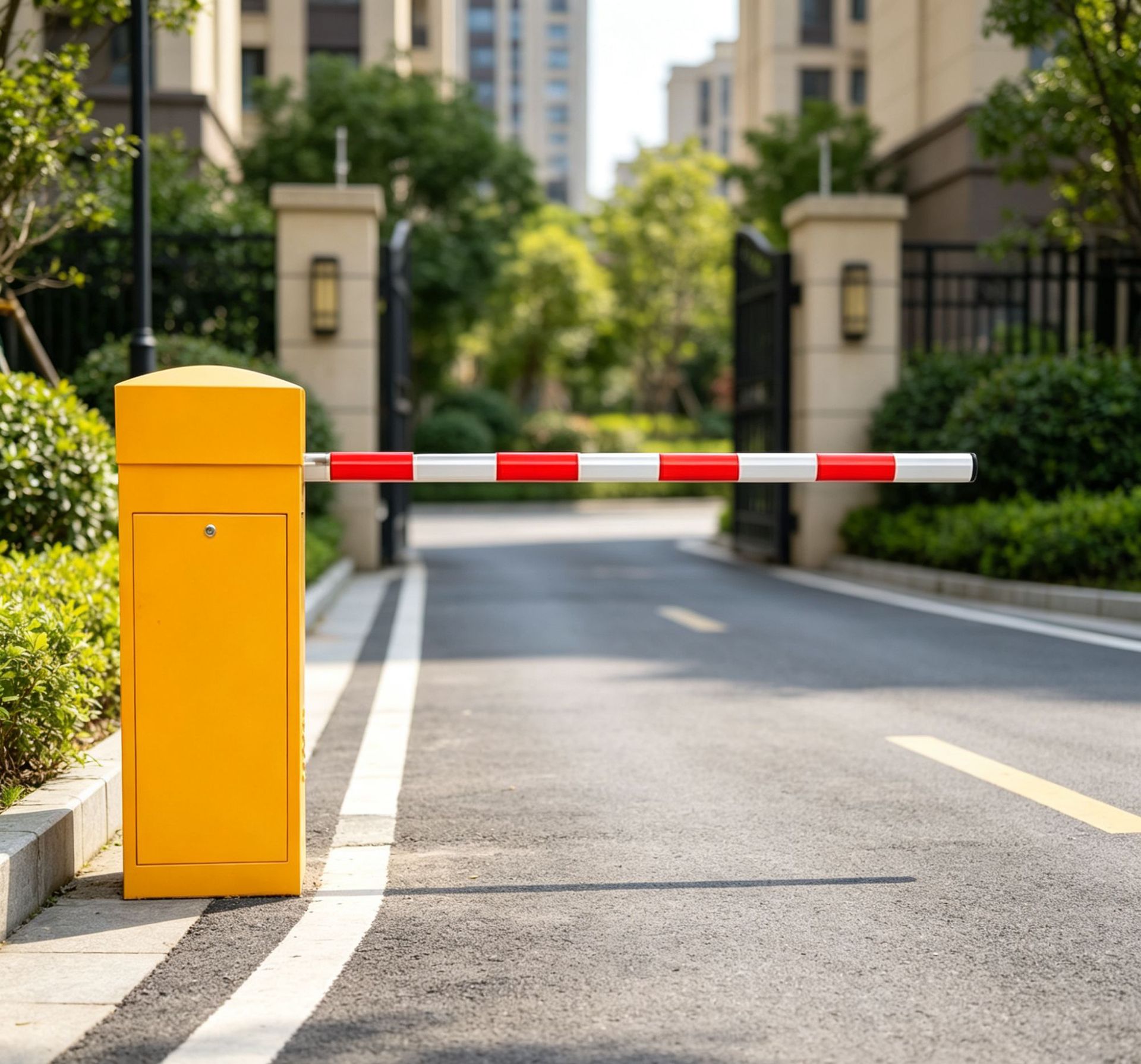 License Plate Recognition Gate Barrier, Vehicle Automatic Access Control System Source Manufacturer, Parking Lot Gate Barrier System