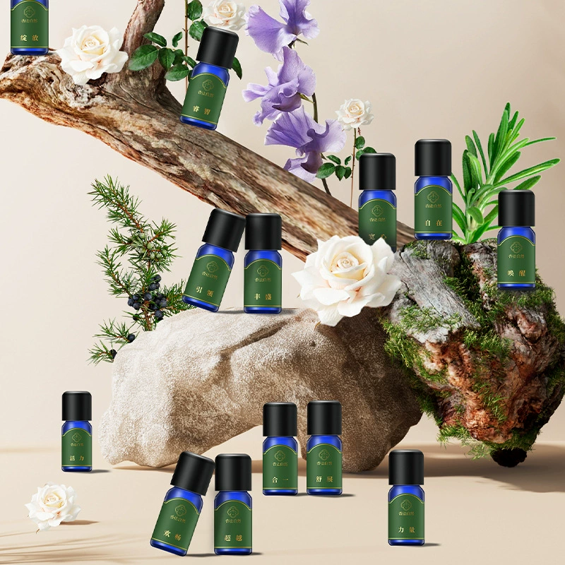 Ароматический метод натуральный 5ml Ароматерапия Одностороннее эфирное масло Сырье Лаванда Роза Чайное дерево Розмарин Растительное масло