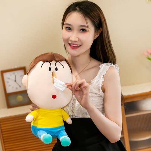 Cross-border creative dumb paper box plush toy doll internet celebrity spoof doll for girlfriends gift manufacturer wholesale