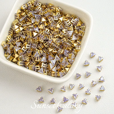 Zərgərlik ara hissələri — Beading Material Bracelet Accessories - 4mmpurple-gold-30-pieces