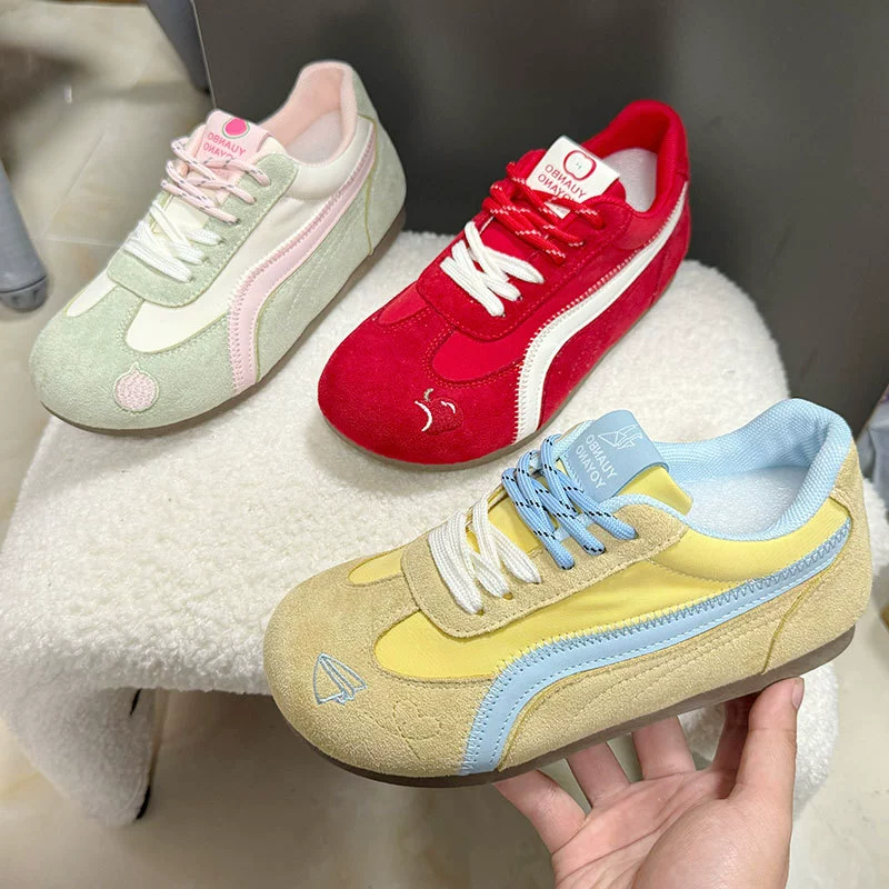 Wilder корейская обувь женская весна 2025 года новая распутная обувь студенческая толстая подошва маленькая белая обувь немецкая обувь женская