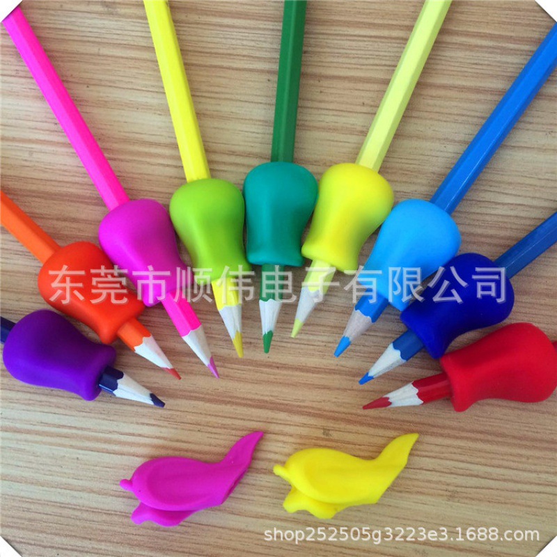 儿童初学者迷你双指握笔器小学生幼儿园矫正握姿写字铅笔套