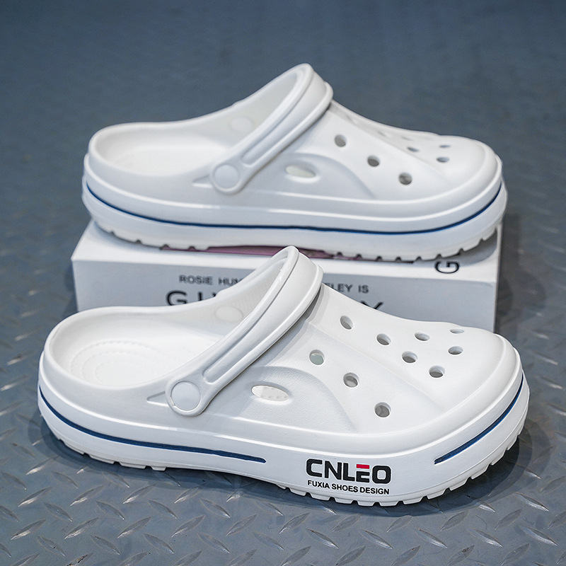 Zapatos de verano para hombres antideslizantes al aire libre sandálias de viaje de playa para interiores zapatillas de soleas gruesas