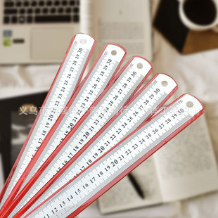 30CM steel ruler 300MM foot thick high quality steel ruler direct stainless steel ruler 30cm straight for manufacturers wholesale