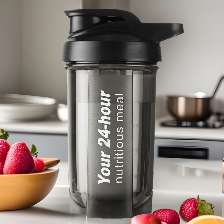 Shaker Cup Fitness Sports Water Cup for Men, Leak-Proof Mixing Cup with Scale, Milk Tea Shaker Cup, Protein Powder Water Cup