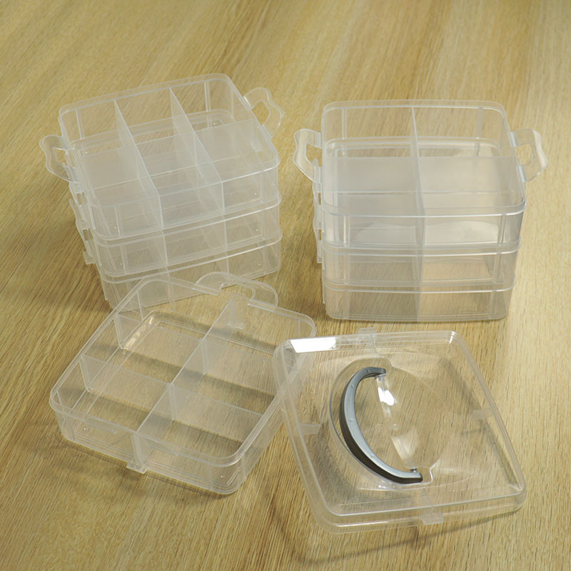 Removable transparent plastic storage system