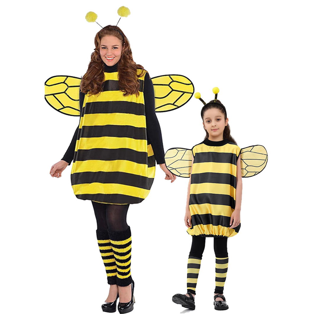 Explosions Bees Winged Coccinella septempunctata Funny Plays cosplay Three-Piece Children's Holiday Party Dress Now