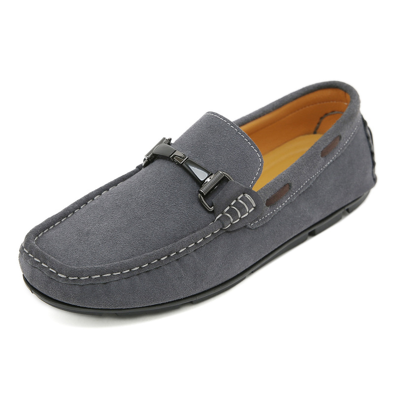 Men's shoes, slip-on loafers, spring/summer low-top shoes, suede slip-ons, flat loafers, casual shoes