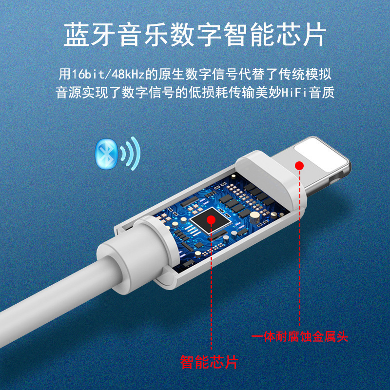 适用苹果lighting蓝牙手机耳机iPhone线控耳麦游戏有线入耳式耳塞|undefined