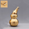 Brass big pendant, copper keychain, accessories, building blocks, cinnabar