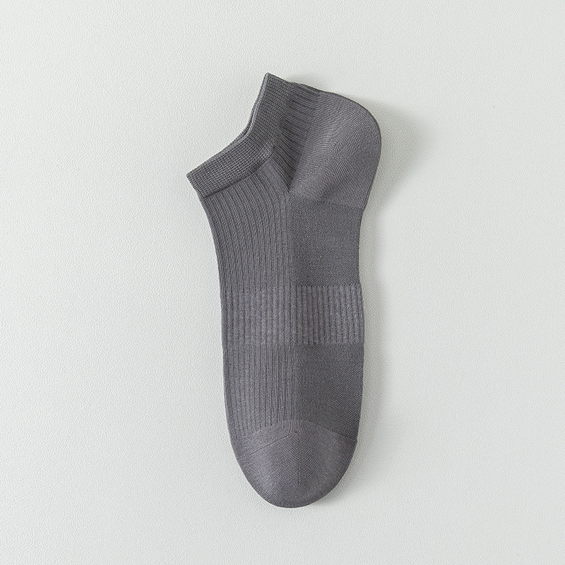 Calcetines de algodón sólido para hombres de verano a rayas calcetines de barco para hombres sin costura cabeza de embalaje independiente absorción de sudor calcetines transpirables para hombres