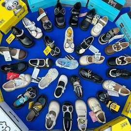 女童皮鞋厂家清仓处理春秋小女孩公主鞋软底洋汽公主鞋英伦风单鞋