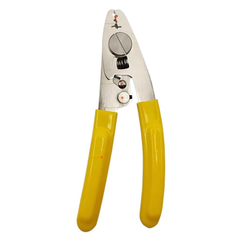 Alicates Pelacables de Fibra Óptica, Pelacables de Tres Puertos, Herramienta para Cable de Red Miller, Herramienta para Cable Óptico, Herramienta Multifuncional de Precisión para Fibra Óptica