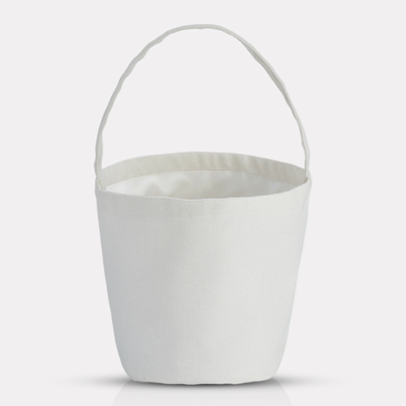 Bolsa de balde portátil de Halloween pascua caramelo multicolor 380g algodón cáñamo bolsa de regalo personalizada xqds0405a