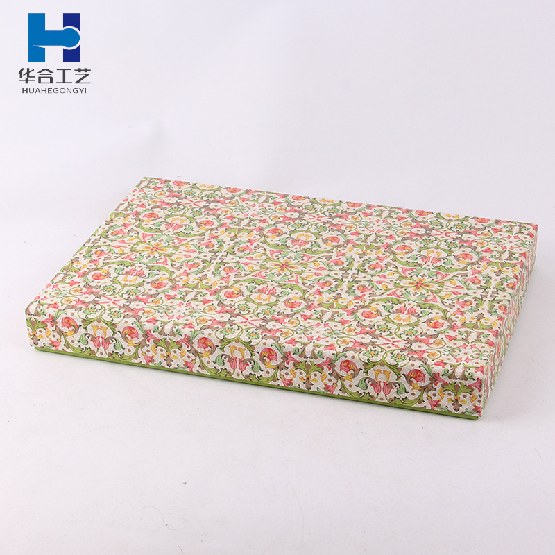创意优质纸盒长方形带盖通用礼品盒定做硬纸盒彩印覆膜婚庆包装盒