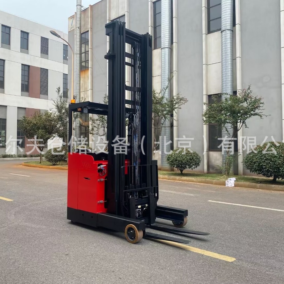 座驾式前移式电动叉车2吨电瓶堆高车8米无腿堆垛机装卸高位货架