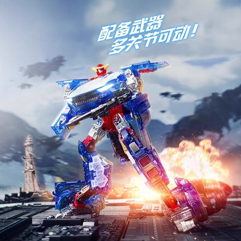 Qiku 正規品 Kaobao 車神のクリスタルビーストチーム変形車クリスタルダイヤモンドキングホークロボット子供のおもちゃを購入する|undefined