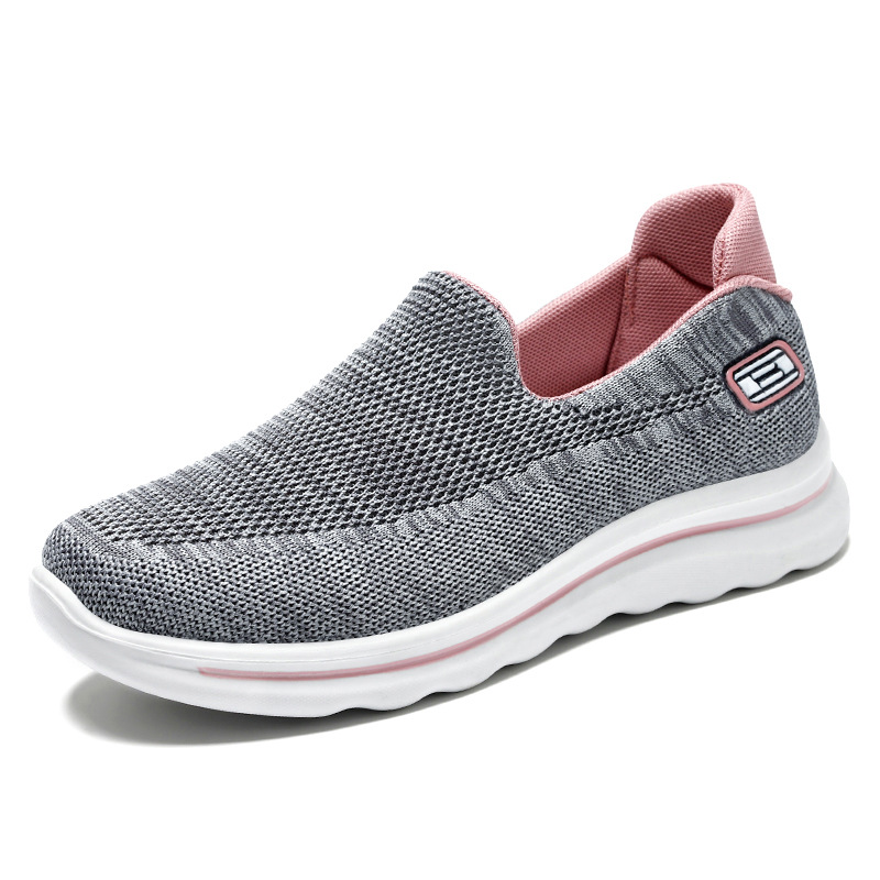 El Jin Seyuan| Zapatos de mujer zapatos casuales superficiales zapatos de par de zapatos de malla transpirables y cómodos