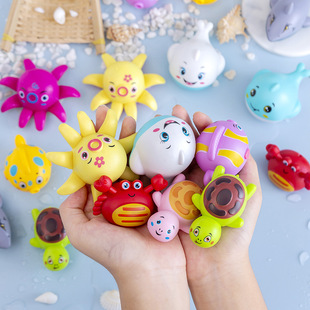 T creative marine animal back car cartoon creative back car children's small toys kindergarten prize gift