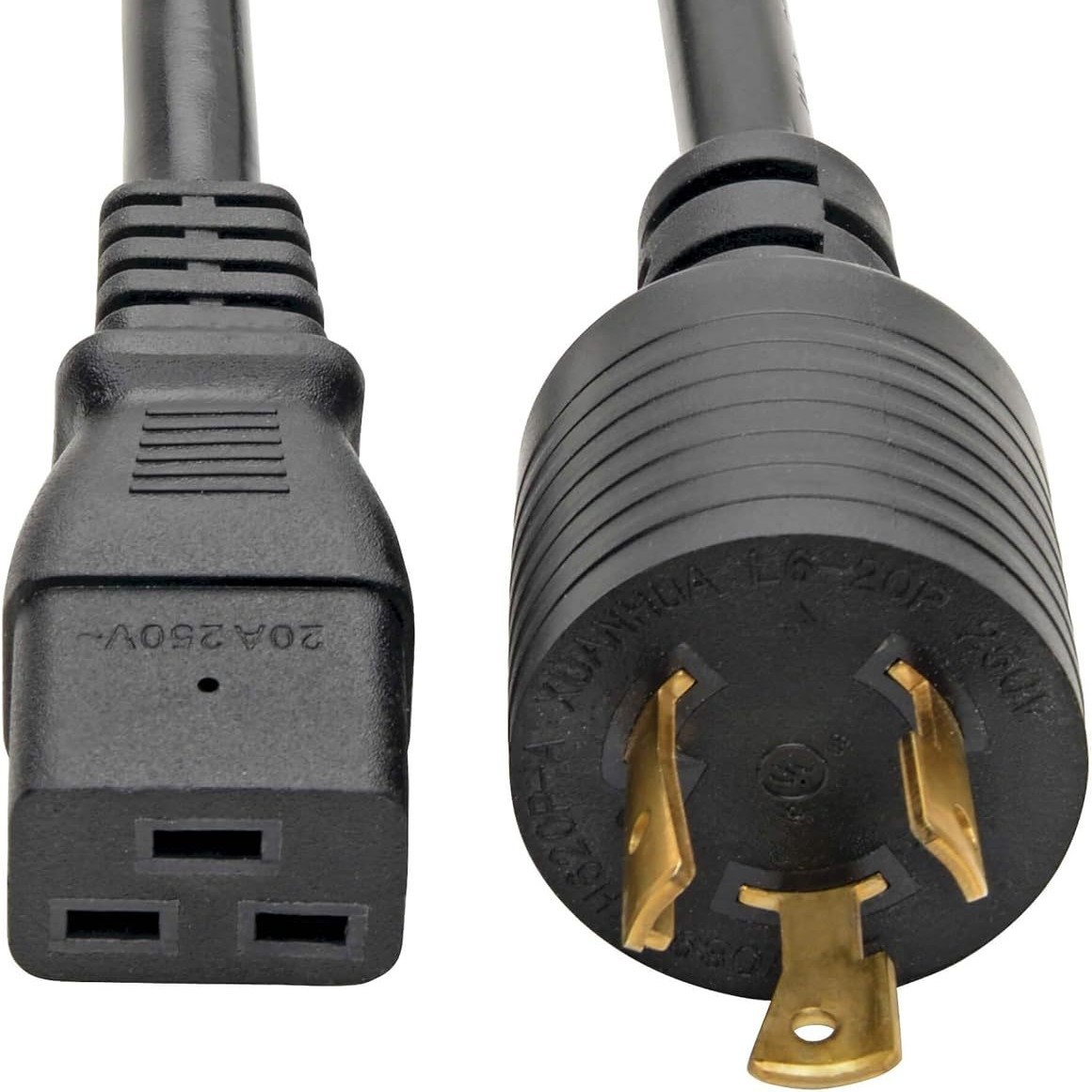 工厂供应带锁美规电源线插头 , L6-15P 250V/15A美国电源三插头