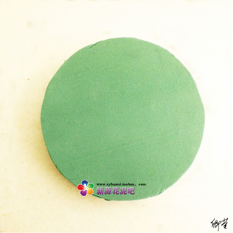 圆形花泥桃心吸水摆件奥赛斯包邮婚车带吸盘干花泥工具材料保湿
