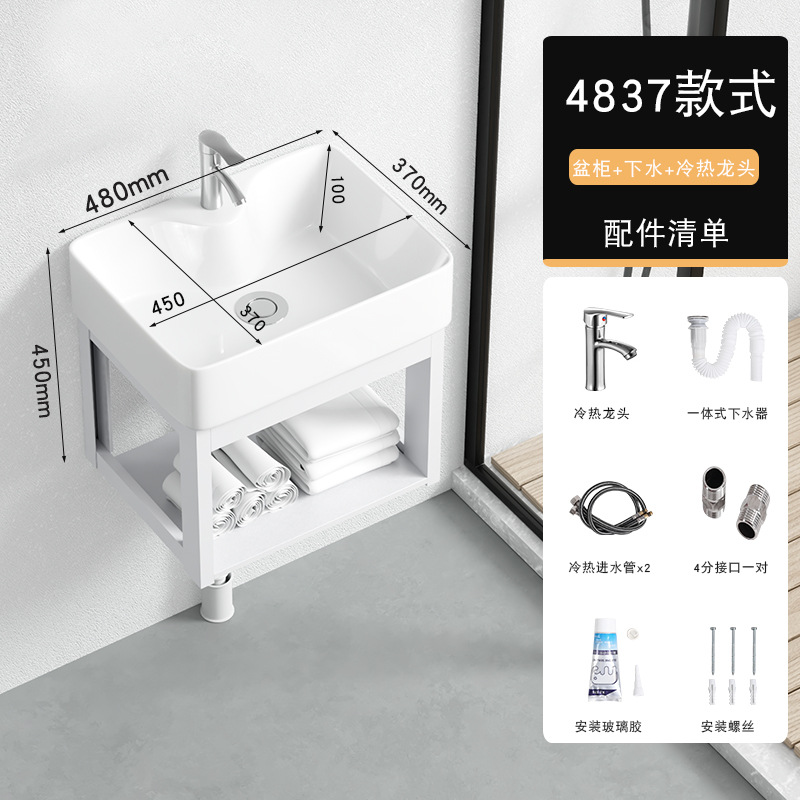 48*37cm + escurridor + grifo caliente y fría
