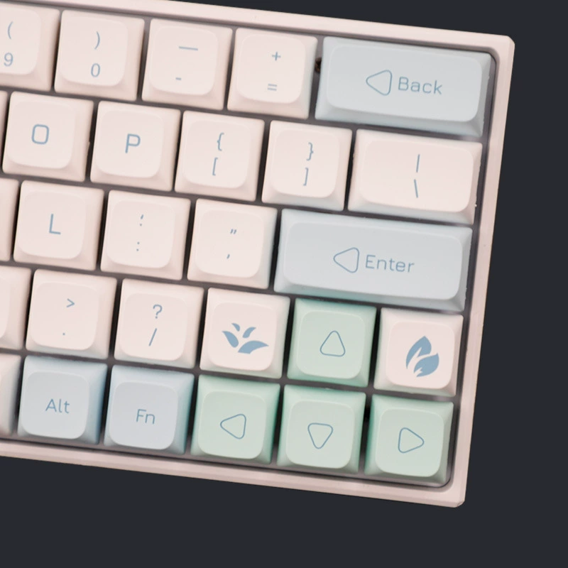 PBT Subvicit Small Fresh Series 137 - клавиши Ice Crystal Mint Glacier XDA High Machinery Key Caps оптом