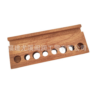 Desktop Business Pen Holder Solid Wood Pen Shelf Student Office Base Creative Storage Pen Holder Insert