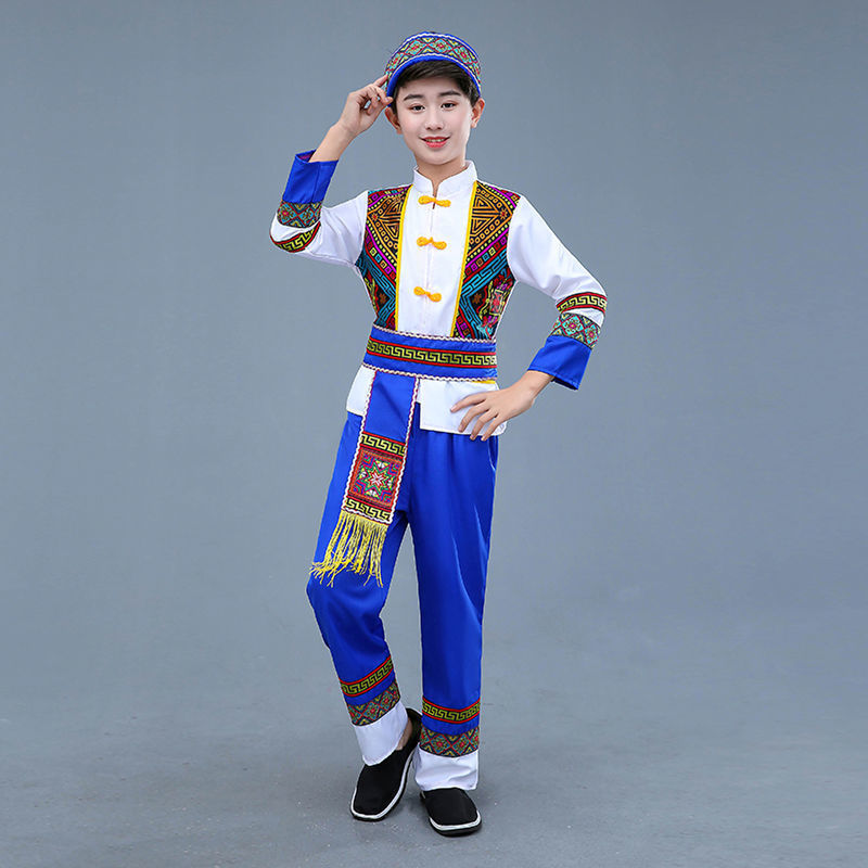 子供用少数民族衣装 56 民族舞踊衣装 ミャオ族 チベット族 オン族 タイ族 広西チワン族の踊り|undefined