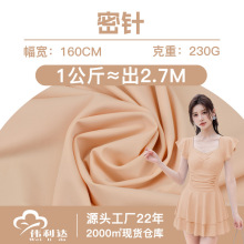 跨境230g锦纶经编哑光泳布加厚泳装吊带睡裙比基尼演出服泳裤批发