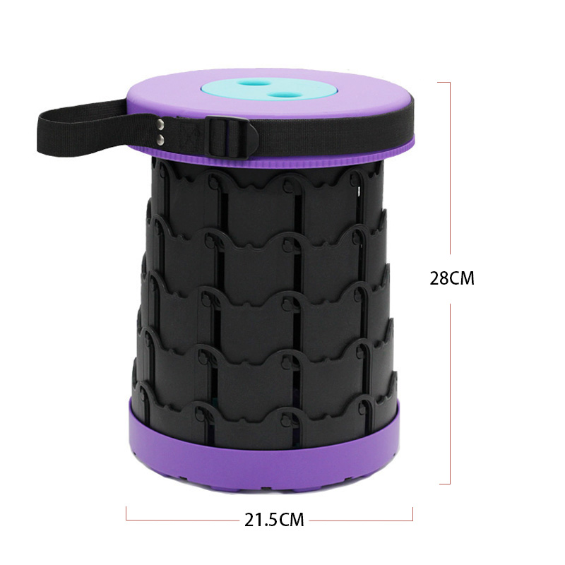 Asiento Maza eléctrico portátil coche eléctrico dibujo niño taburetes telescópicos coche artefacto de plástico cola plegable pequeño