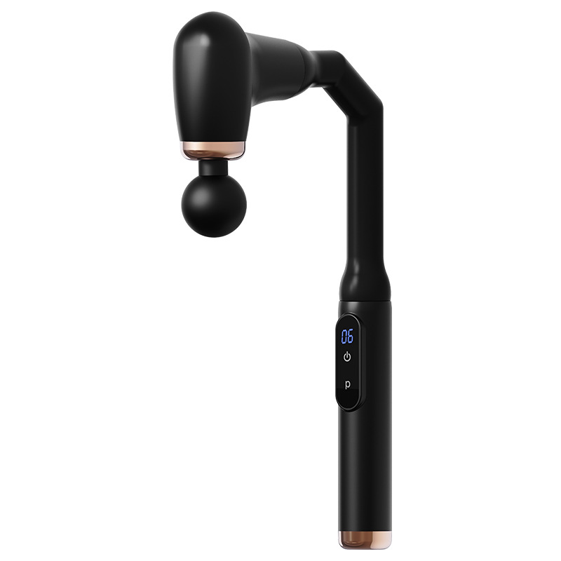 Codo transfronterizo pistola de fascia muscular multifuncional masaje cervical lumbar espalda pierna relajación pistola de masaje eléctrico