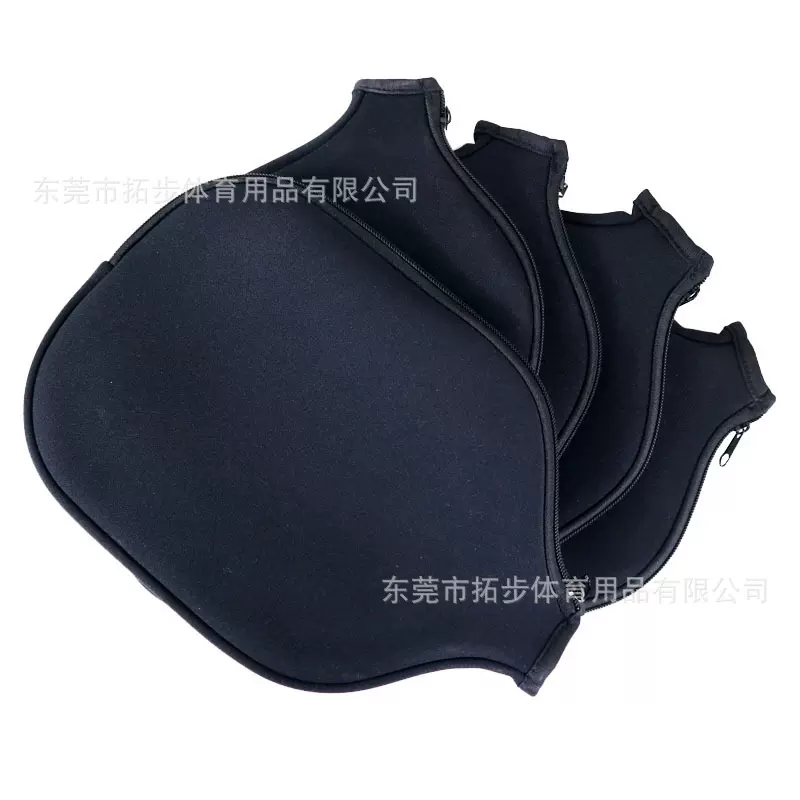跨境现货批发 侧边款潜水料橡胶匹克球拍套 防水匹克球拍套