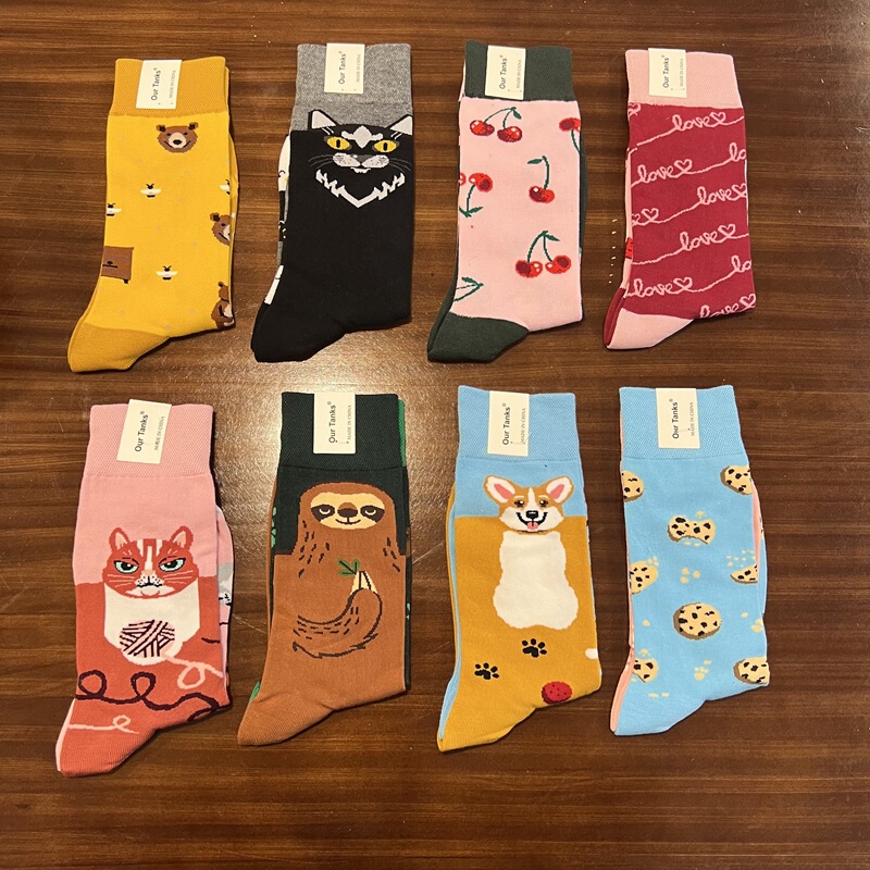 Socks for Women AB Asymmetric Fashionable Socks Cartoon Couple Mandarin Duck Socks Ins Personalized All-match Outer Wear Cotton Stockings Socks for Women AB Asymmetric Fashionable Socks Cartoon Couple Mandarin Duck Socks Ins Personalized All-match Outer Wear Cotton Stockings