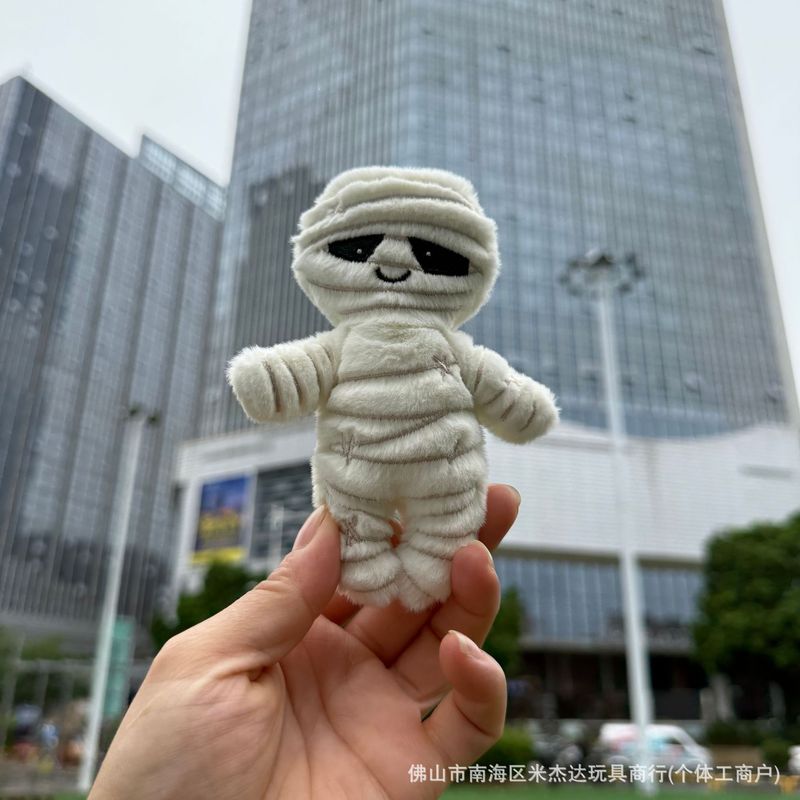 现货英国万圣节新品木乃伊毛绒玩具公仔挂件送礼娃娃安抚玩偶礼品|undefined