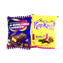 俄罗斯风味紫皮糖 康吉坚果夹心紫皮糖果500g 年货喜糖福利