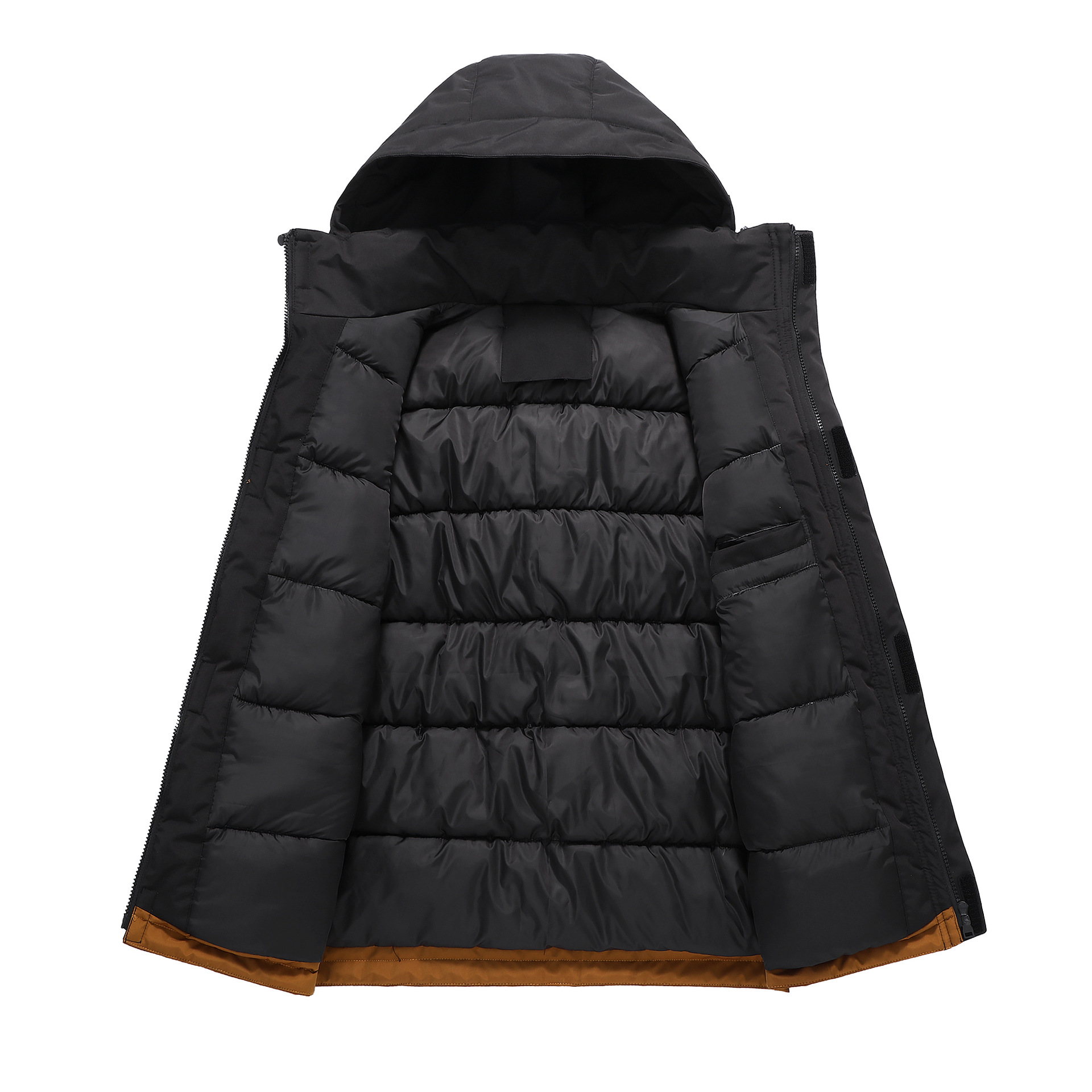 Men's Clothing outdoor Silk cotton cotton jacket winter men's short stand collar outdoor color matching cotton jacket sports jacket batch_voghion.com