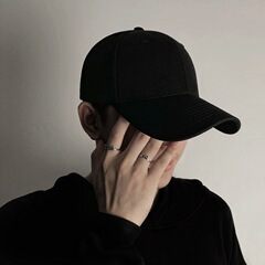 帽子男性韓国版潮春秋日よけ帽子夏日よけ日本系野球帽女性黒鴨舌帽子ins潮牌