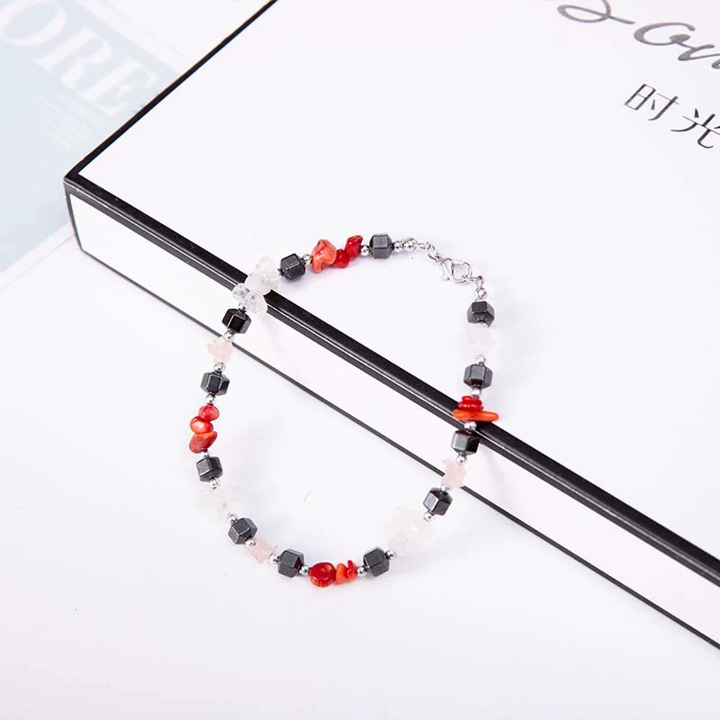 Small organic ankle bracelet, accessory