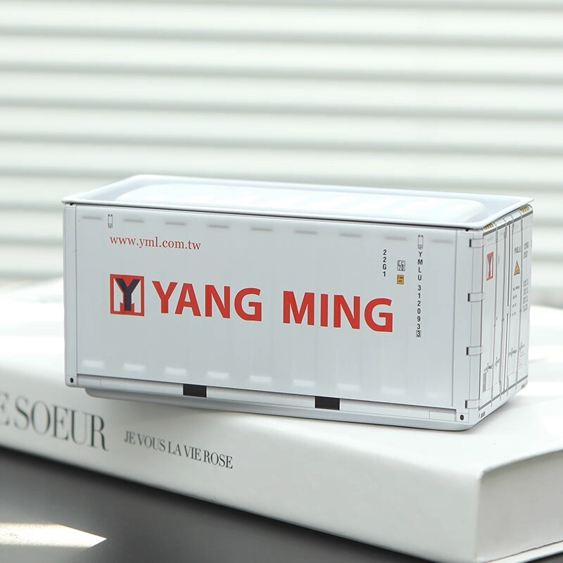 跨境迷你集装箱收纳盒合金微缩模型摆件桌搭盲盒萌粒收纳工业风货|undefined