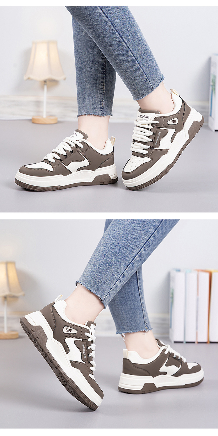 Women's Casual Color Block Round Toe Skate Shoes display picture 1