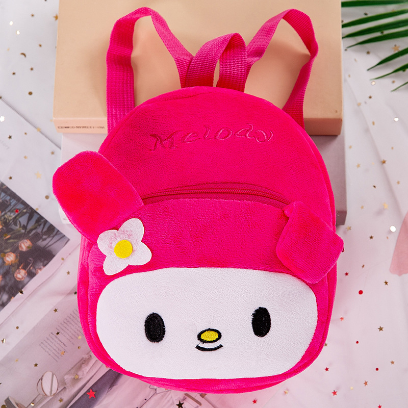 2024 nueva mochila de felpa de moda para niños de dibujos animados lindo jardín de infantes 1-3-4 años para niños y niñas