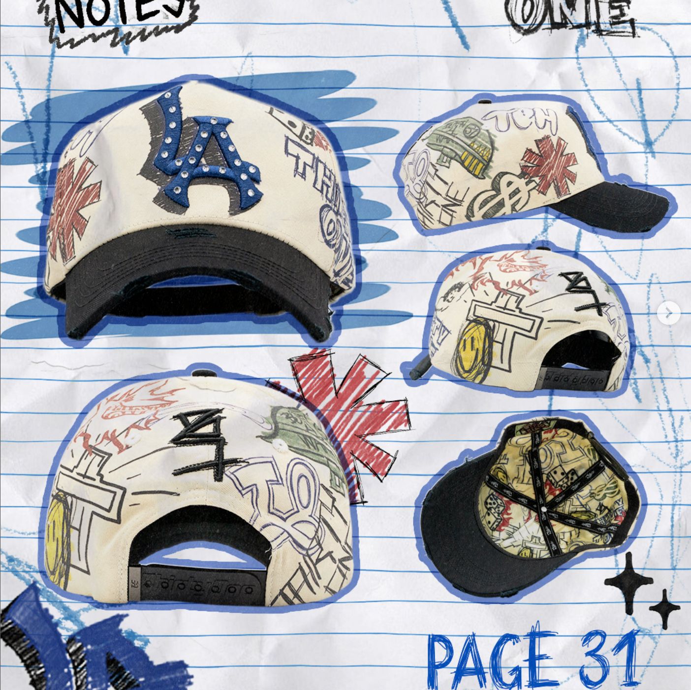 Nuevo Meike Duo Dandy bordado ajustable gorra de boca de pato borde curvo gorra de béisbol con diamantes barba tío