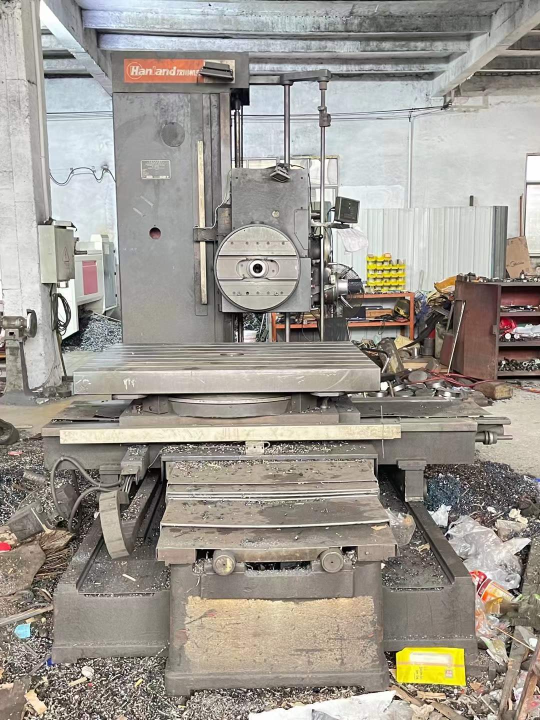 转让二手汉川T611C卧式铣镗床二手110卧式镗床