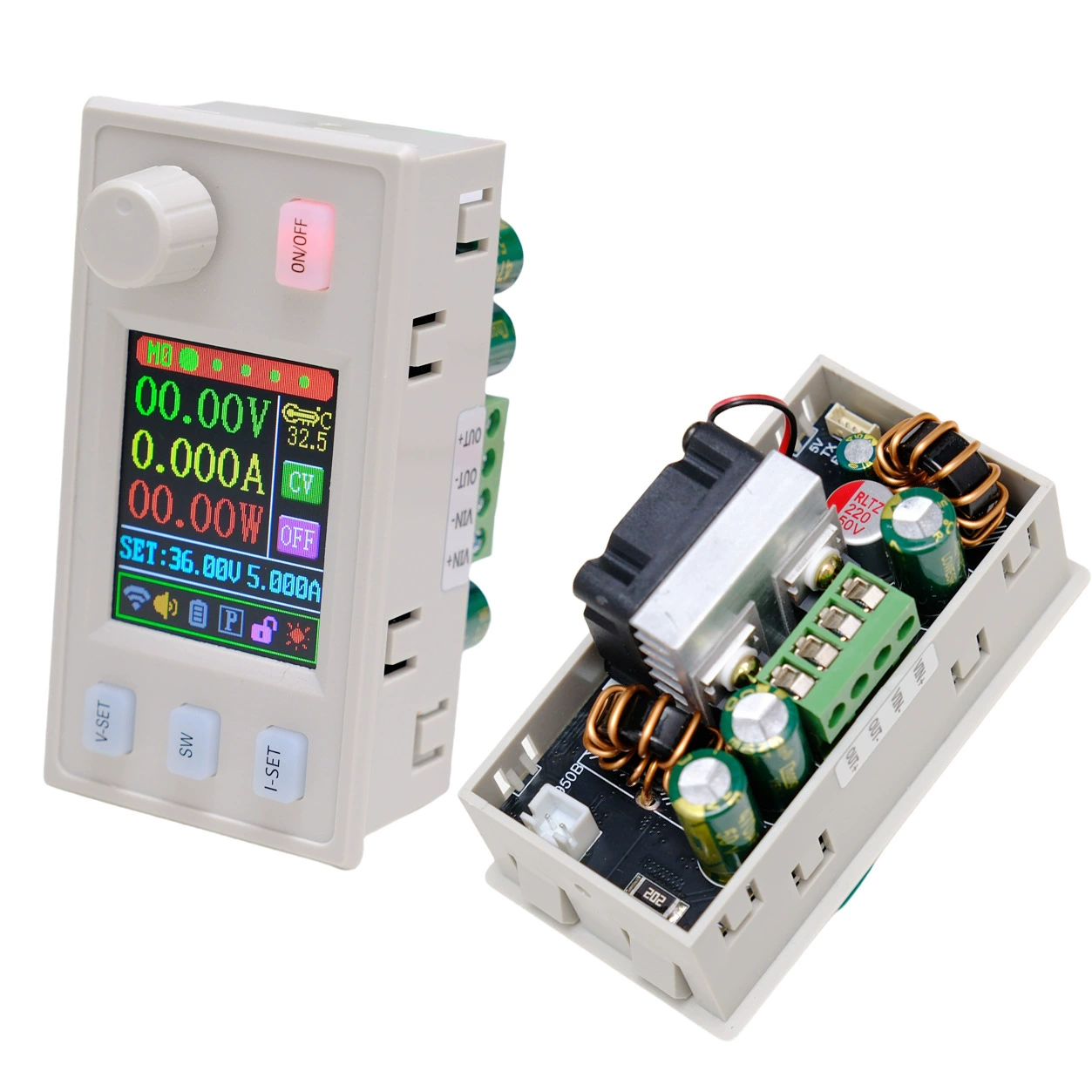 Dcdc автоматический подъемный модуль солнечной фотоэлектрической MPPT зарядки 9V12V повышение 19v24v Регулируемый источник питания