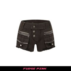 Fudge Pink 2025秋季New美式复古重工短裤
