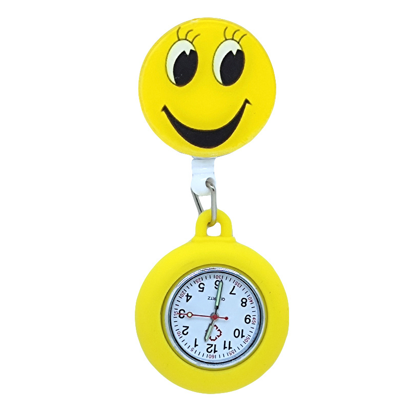 23 nuevo reloj enfermera silicona luminoso doctor estudiante reloj pecho reloj de bolsillo reloj patrón diseño fábrica al por mayor
